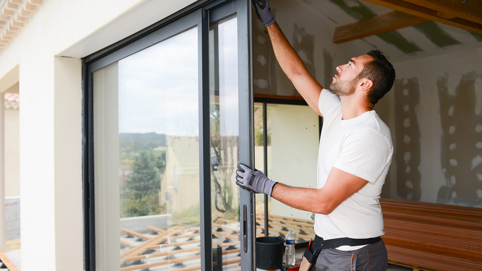 High-efficiency window and door installation
